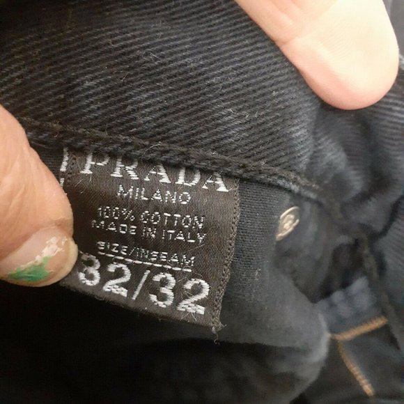 Prada Boot Cut Denim Jean's Pants 32 / 32 - Picture 4 of 16